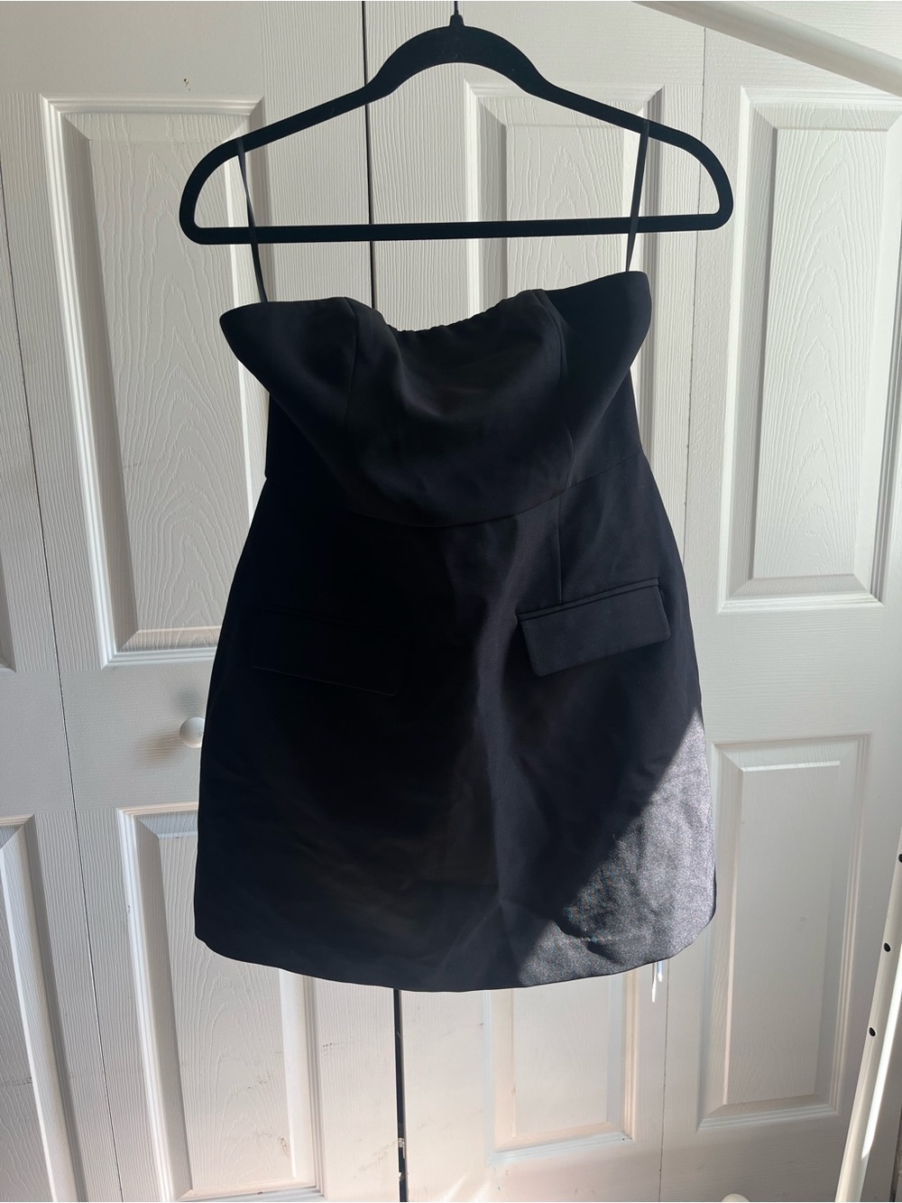 NWT Strapless Black Mini Dress - Elegant Party Dress